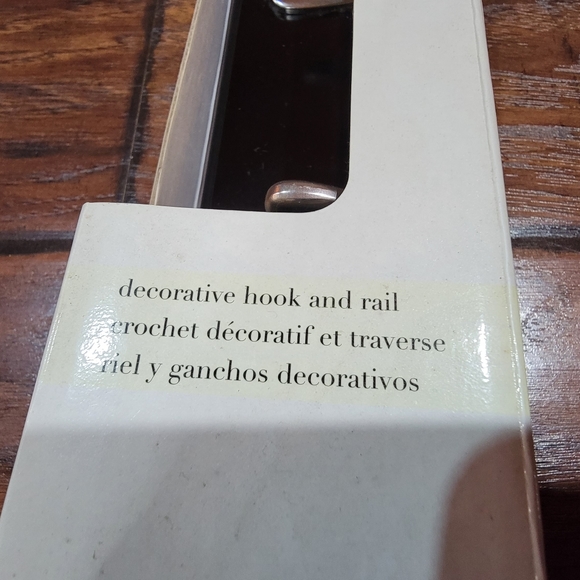 Allison black decorative hook and rail - Picture 6 of 7